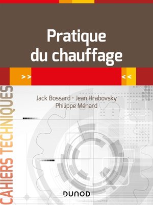cover image of Pratique du chauffage